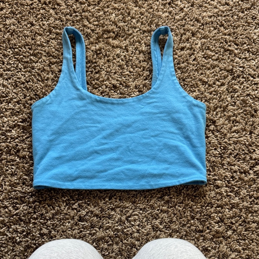 Blue Women's Crop Top